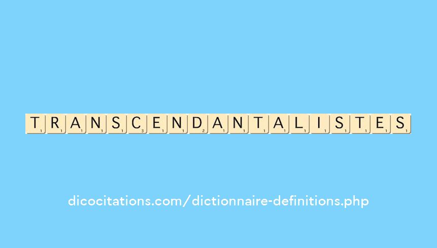 transcendantalistes