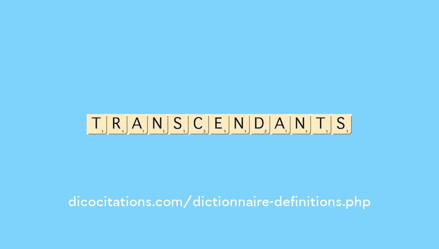 transcendants