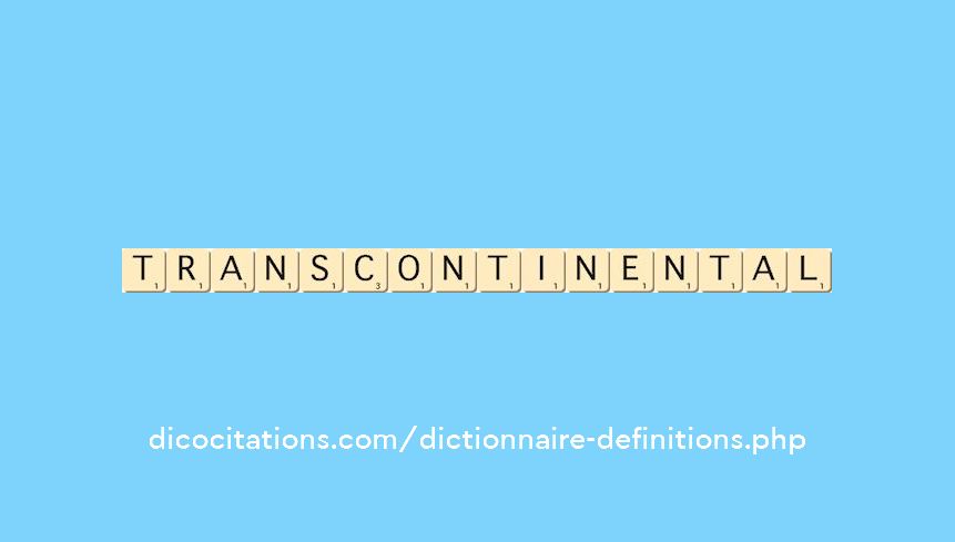 transcontinental transcontinental