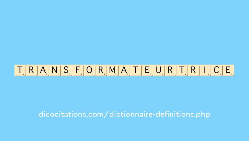 transformateur--trice