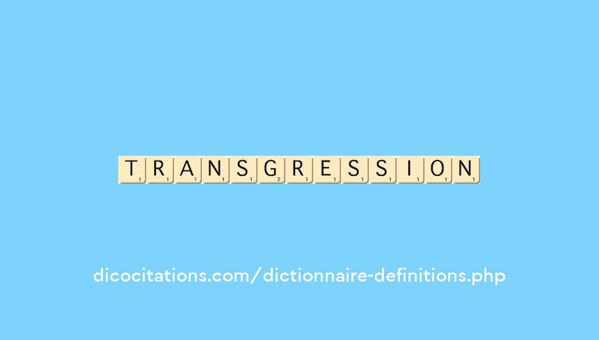 transgression