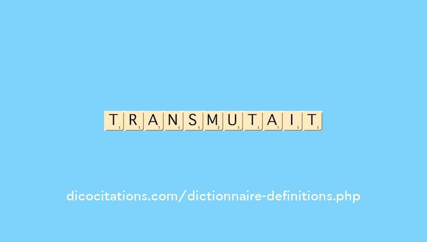 transmutait transmutait
