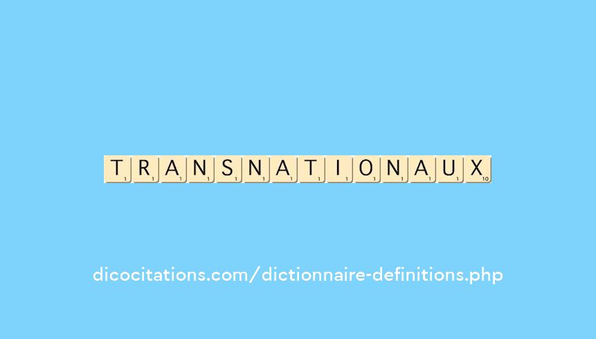 transnationaux transnationaux