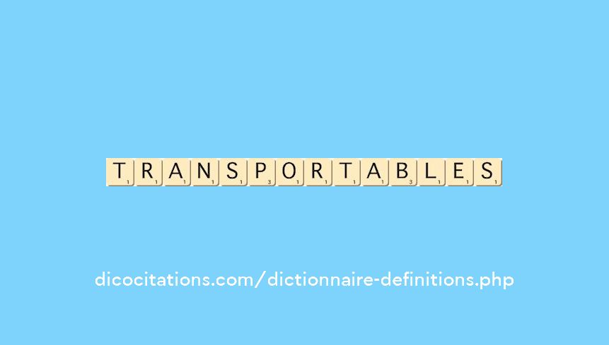 transportables