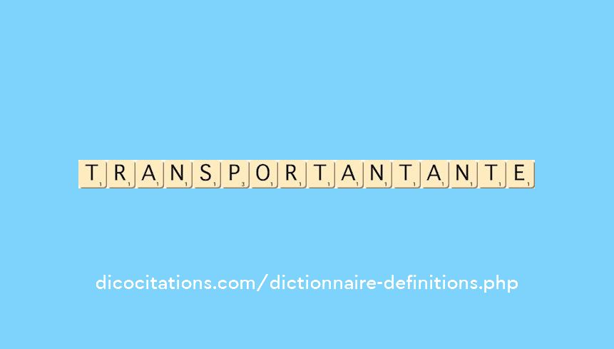 transportant--ante
