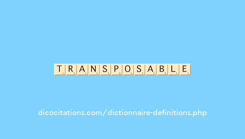 transposable