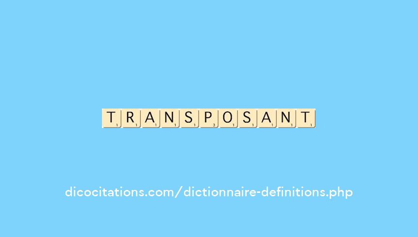 transposant transposant