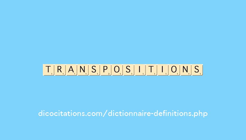 transpositions