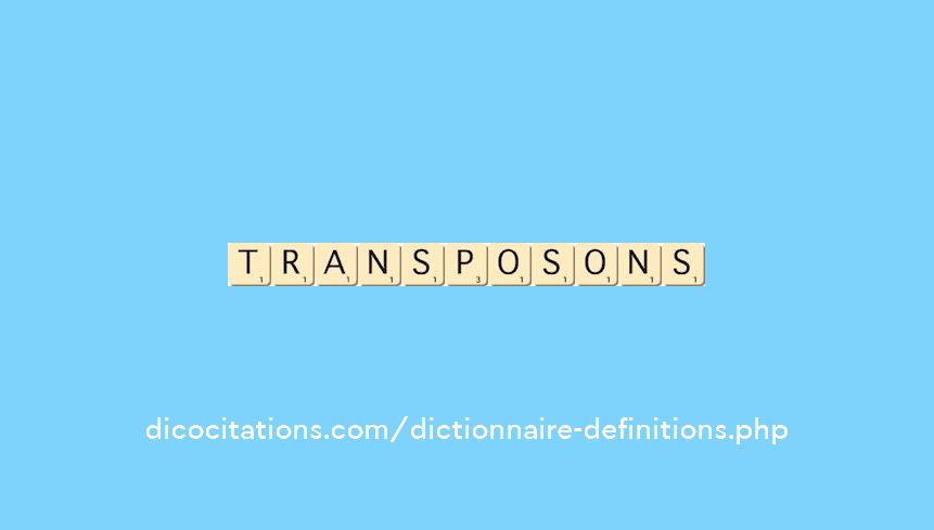 transposons transposons