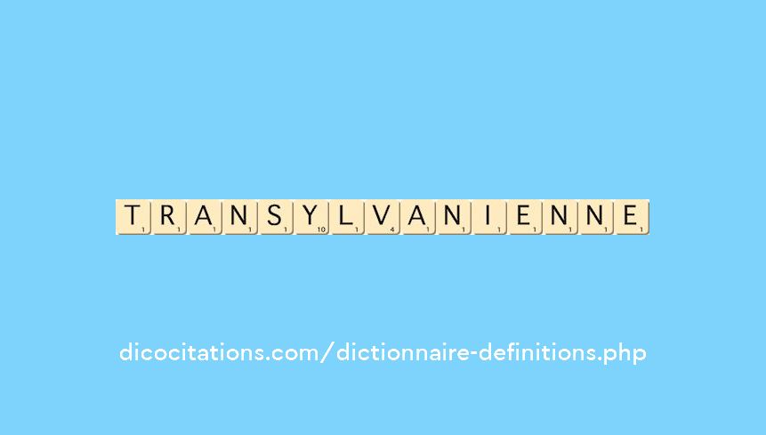 transylvanienne