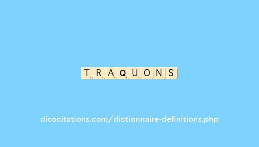 traquons traquons