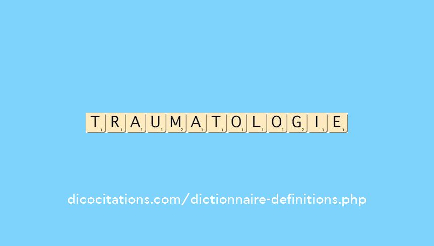 traumatologie traumatologie