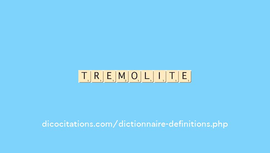 tremolite