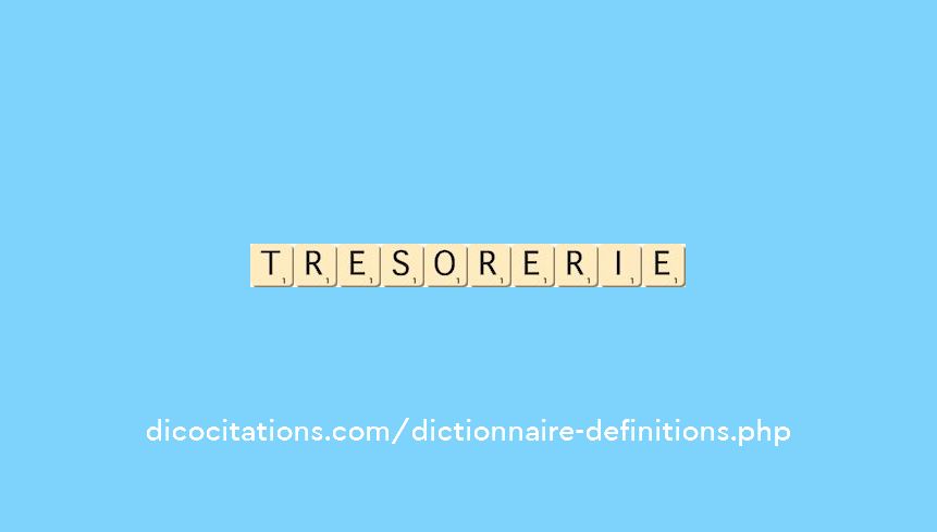 tresorerie tresorerie