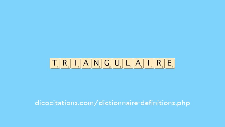 triangulaire