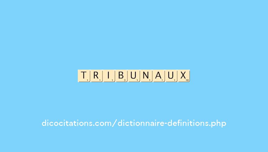 tribunaux