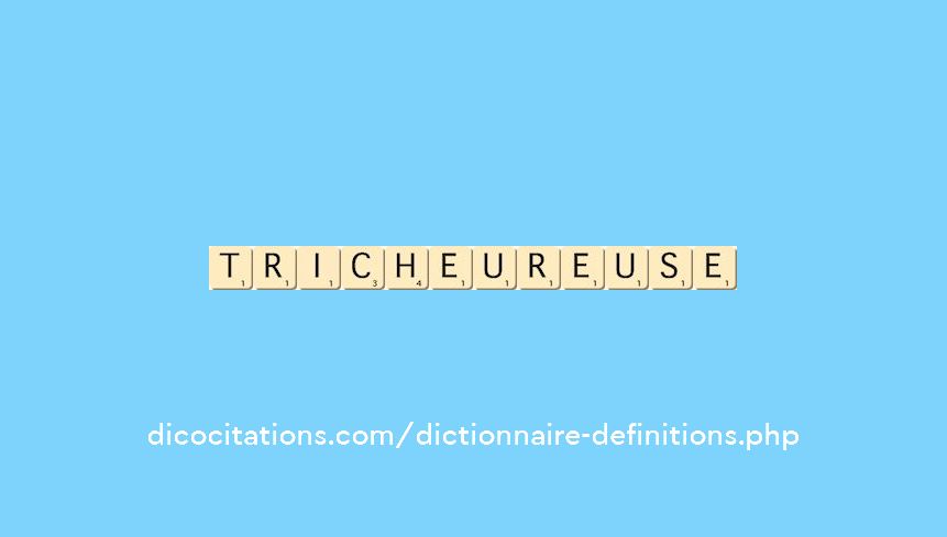 tricheur--euse