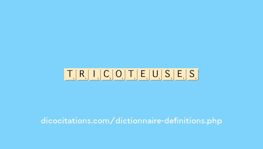 tricoteuses tricoteuses