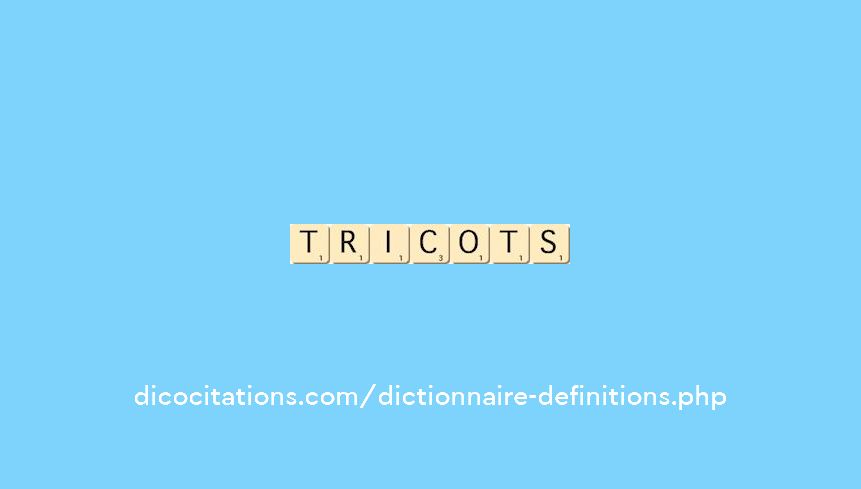 tricots tricots