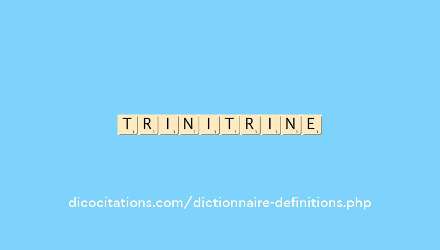 trinitrine trinitrine