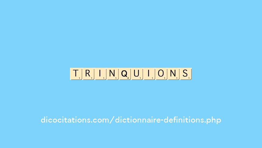 trinquions trinquions