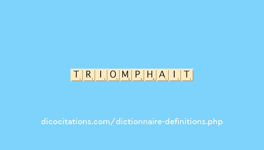 triomphait triomphait