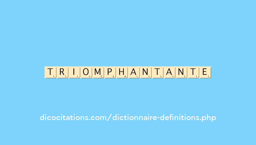triomphant--ante