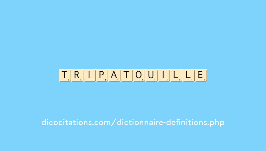 tripatouille tripatouille