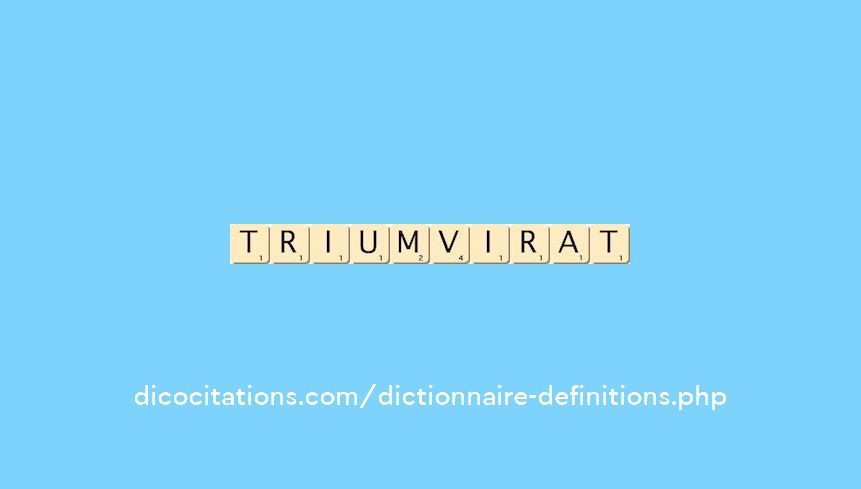 triumvirat