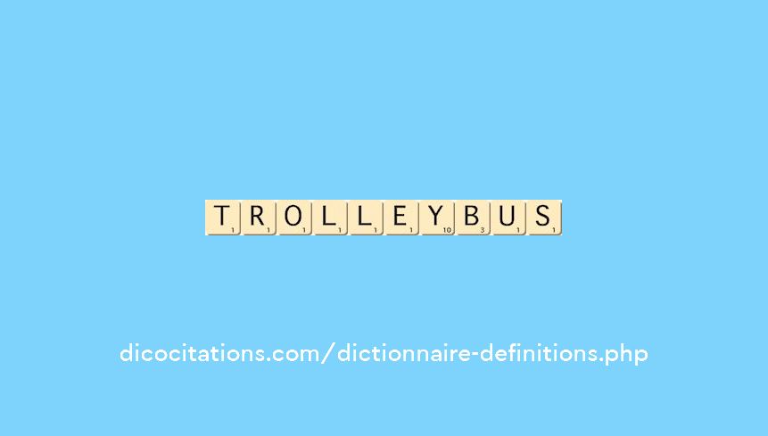 trolleybus trolleybus