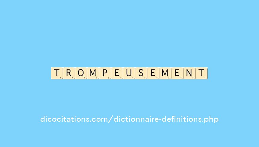 trompeusement