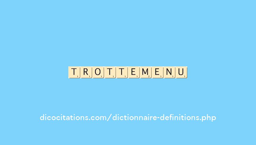 trotte-menu