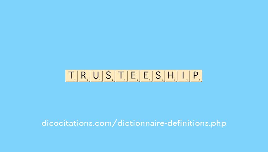 trusteeship
