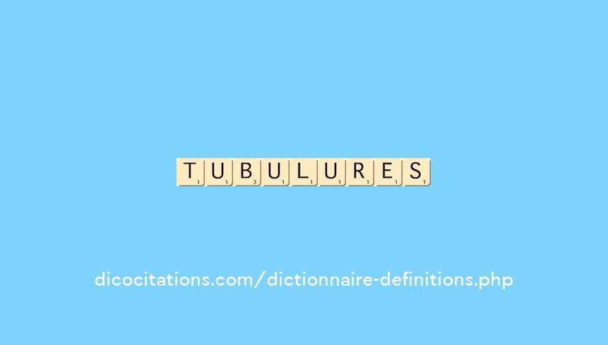 tubulures tubulures