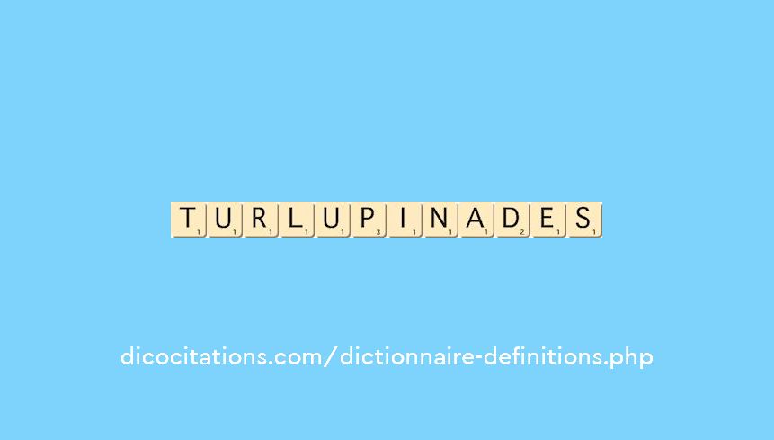 turlupinades turlupinades