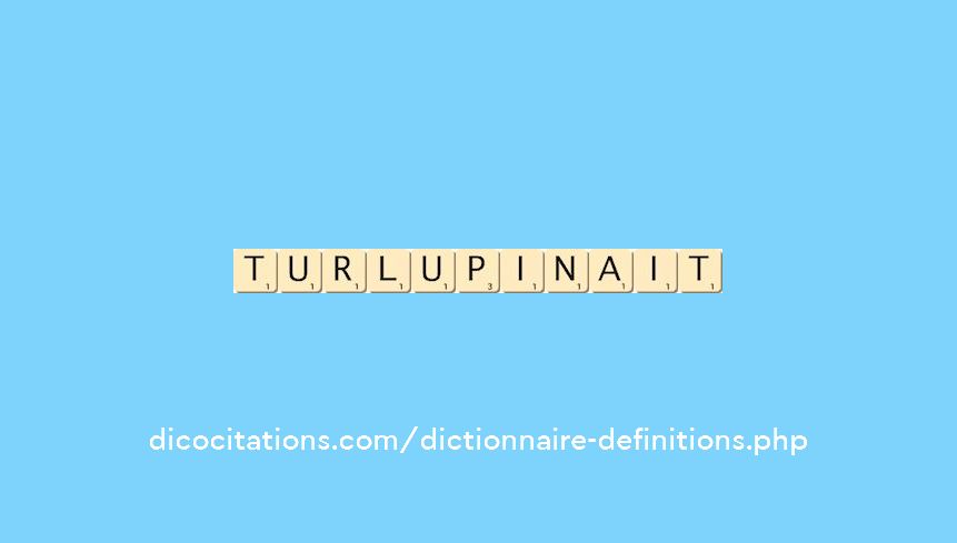 turlupinait