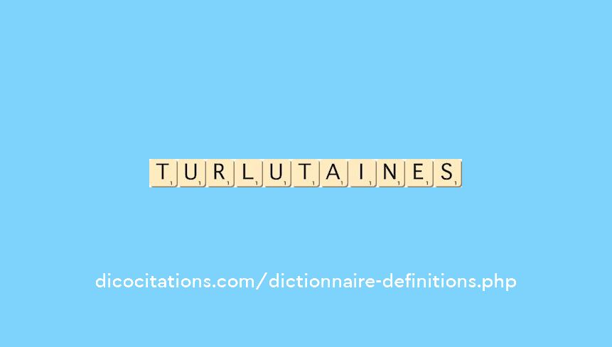 turlutaines