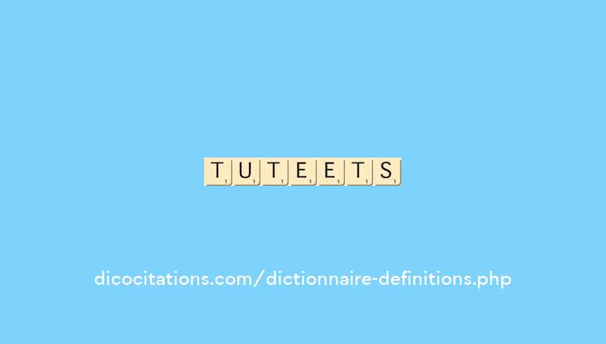 tutoiements tutoiements
