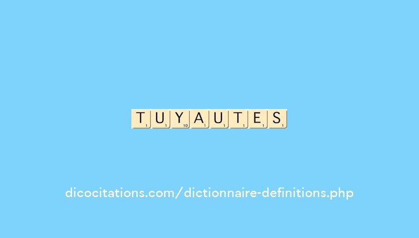 tuyautes