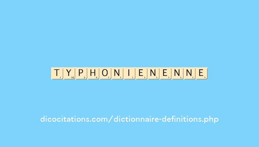 typhonien--enne