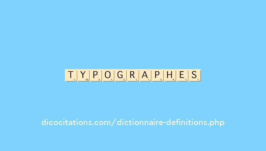 typographes typographes