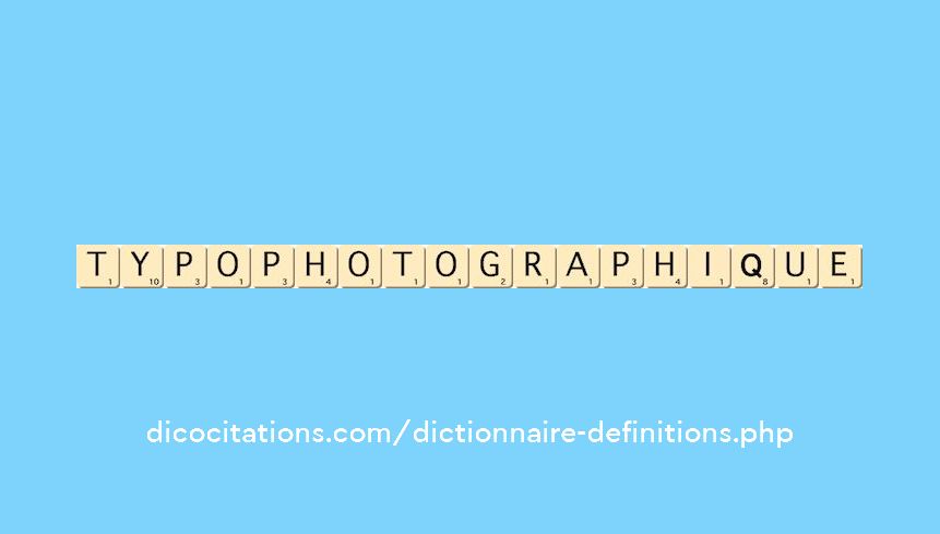 typophotographique