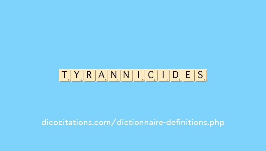 tyrannicides tyrannicides