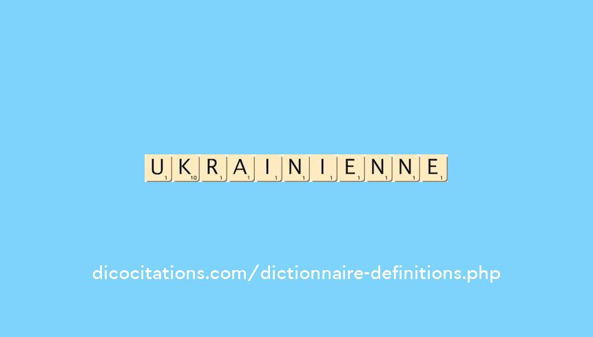 ukrainienne