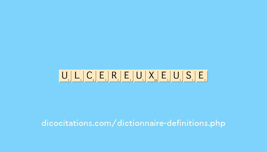 ulcereux--euse