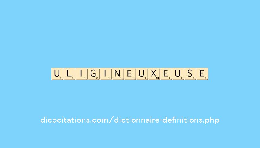 uligineux--euse