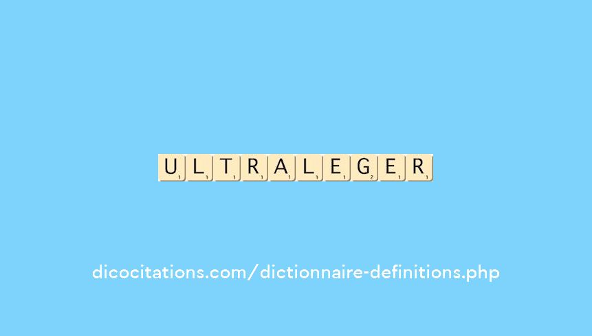 ultraleger ultraleger