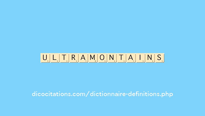 ultramontains ultramontains