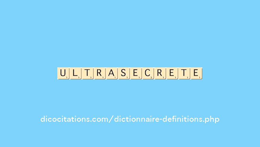 ultrasecrete ultrasecrete