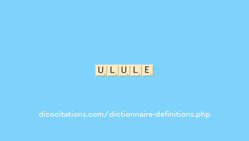 ulule ulule